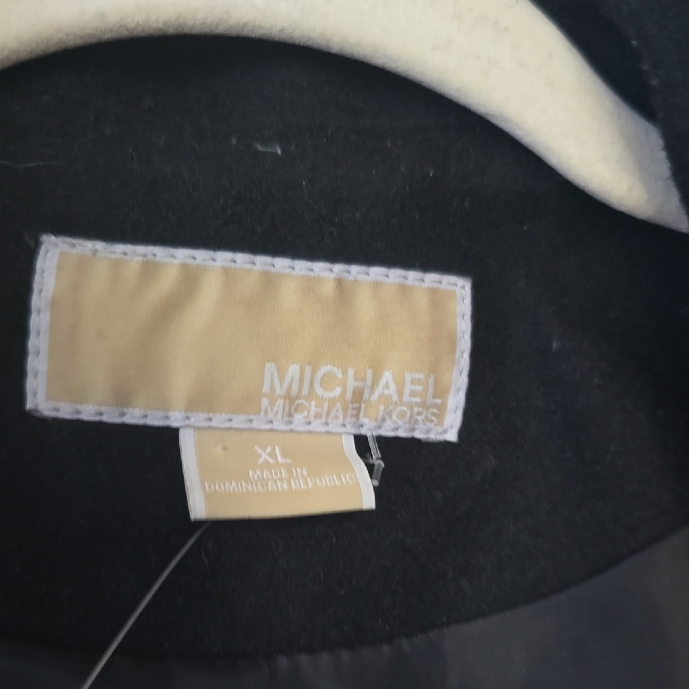 Michael Kors Black Trench Coat - Picture 2 of 8